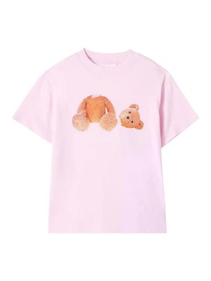 Palm Angels: T-shirts - T-Shirt - Couleur Chair