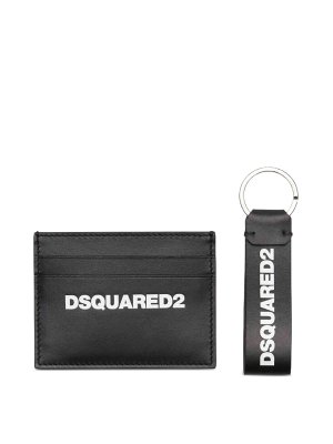 DSQUARED2: wallets & purses - Gift Box Cc Holder Key Ring