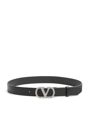 VALENTINO GARAVANI: Cinturones - Cinturón - Negro