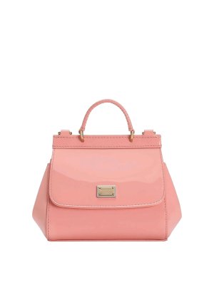 Dolce & Gabbana Jr: shoulder bags - Patent Shoulder Bag