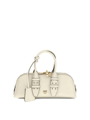 Pinko: Cofres - Bolsa De Bowling - Blanco