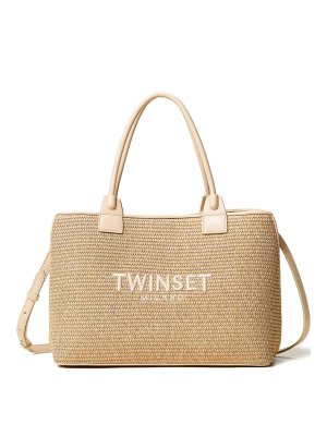 TWINSET: Handtaschen - Shopper - Orange