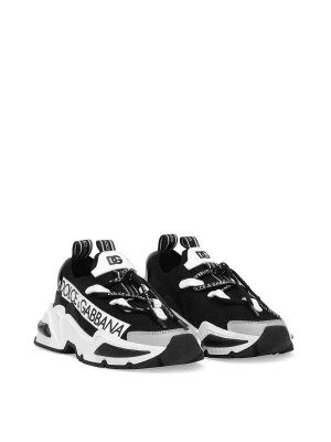 Dolce & Gabbana Jr: Chaussures de sport - Baskets - Noir