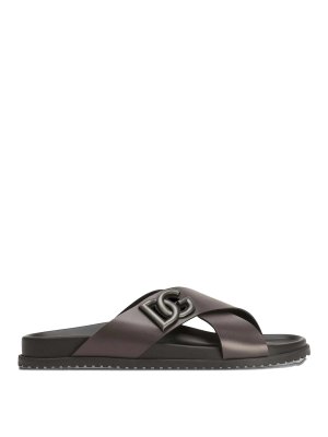 DOLCE & GABBANA: Sandales - Sandales - Marron Foncé