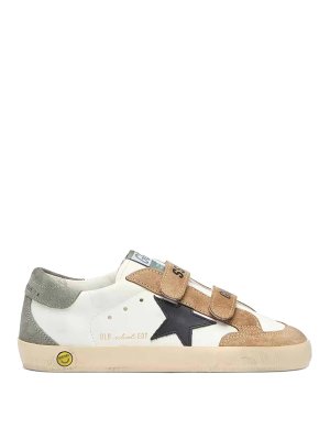 GOLDEN GOOSE: trainers - Old School Leather Upper
