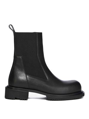 RICK OWENS: ブーティー - アンクルブーツ - 黒