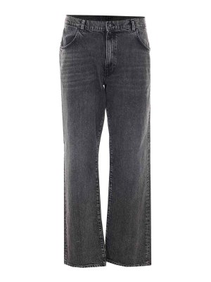 AMISH: straight leg jeans - Black James Jeans