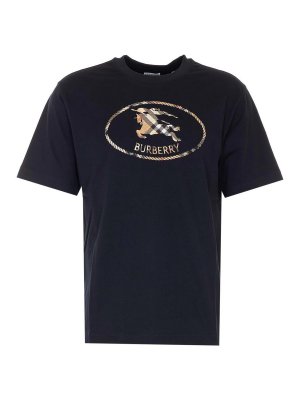 BURBERRY: Pull col rond - Pull Col Rond - Noir