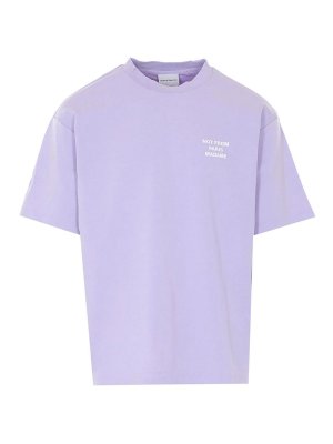 DRÔLE DE MONSIEUR: t-shirts - Lilac Le Slogan T-Shirt