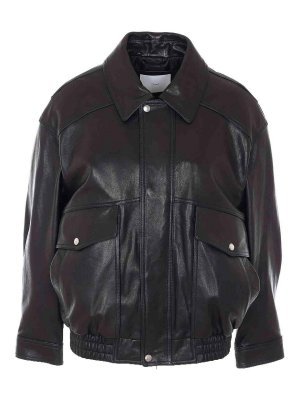 DUNST: レザージャケット - レザージャケット - 黒