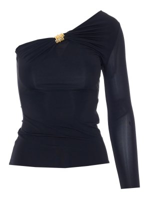 ELISABETTA FRANCHI: Top e canotte - Parte superiore nera