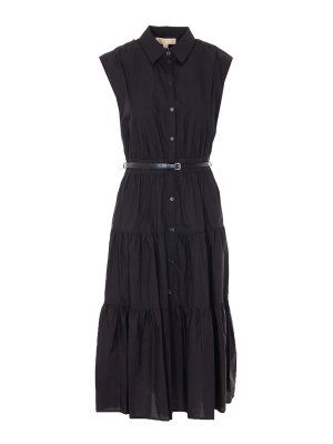 Michael Michael Kors: knee length dresses - Black Dress