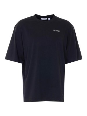 OFF-WHITE: t-shirt - T-shirt nera da skate Hal Arrow