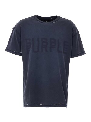 PURPLE BRAND: Camisetas - Camiseta - Negro