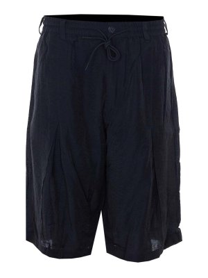 Y-3: Trousers Shorts - Black Shorts