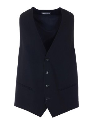 ANN DEMEULEMEESTER: maglieria gilet - Gilet classico Juikko nero