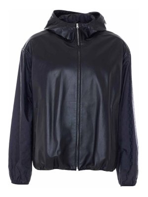 GUCCI: bombers - Black Hooded Bomber