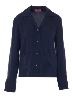 GUCCI: shirts - Blue Shirt