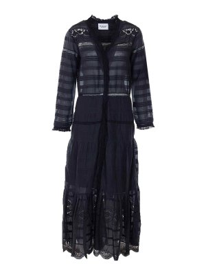 Isabel Marant Etoile: Knielange Kleider - Knielanges Kleid - Schwarz
