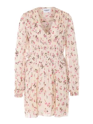 Isabel Marant Etoile: knee length dresses - Beige Loriena Dress