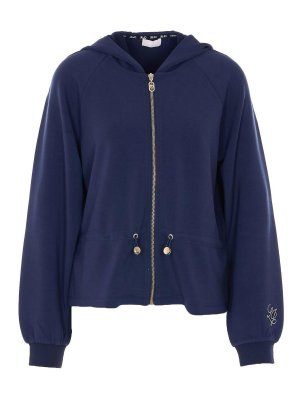 Liu Jo: Sweatshirts & Sweaters - Blue Sweatshirt