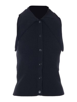 MULBERRY: Tops & Débardeurs - Top - Noir
