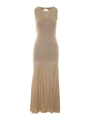 TWINSET: ニーレングスドレス - 膝丈ドレス - 金