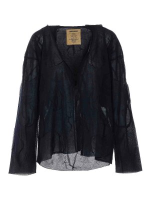 UMA WANG: cardigan - Cardigan nero