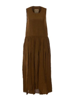 UMA WANG: ニーレングスドレス - 膝丈ドレス - 緑