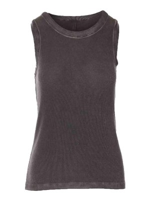UMA WANG: Tops & Tank tops - Grey Ti Top