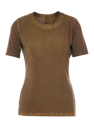 UMA WANG: Tops y camisetas sin mangas - Top - Verde