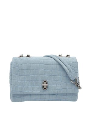 MARC JACOBS: borse a spalla - Borsa a tracolla slim  in pelle scamosciata