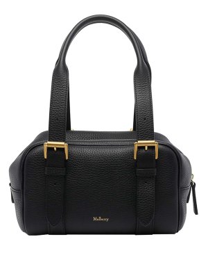 MULBERRY: shoulder bags - Black Small Boston Shoulder Bag