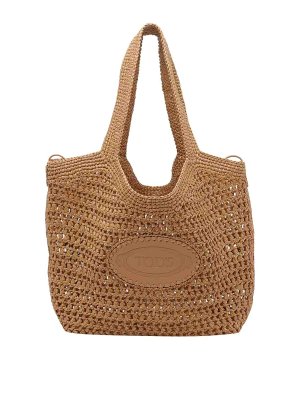 TOD'S: Handtaschen - Shopper - Beige