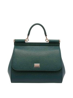 DOLCE & GABBANA: Handtaschen - Shopper - Grün