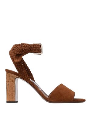 JIMMY CHOO: court shoes - Brown Rori Pump Sandals