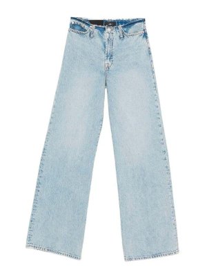 7 FOR ALL MANKIND: straight leg jeans - Jeans