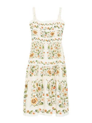 AGUA BY AGUA BENDITA: knee length dresses - `Nispero Uchuva` Midi Dress