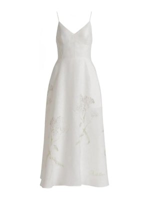 ALBERTA FERRETTI: knee length dresses - Linen Dress