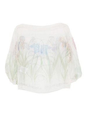 ALBERTA FERRETTI: shirts - Transparent Organza Shirt