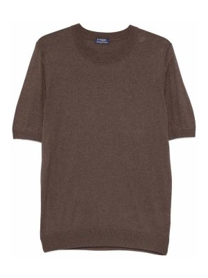 BARBA NAPOLI: Camisetas - Camiseta - Marrón Oscuro