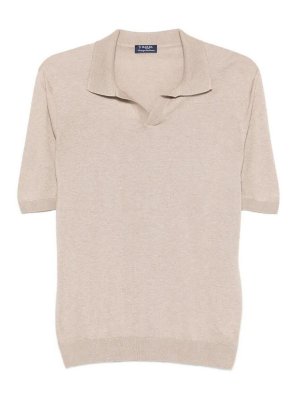 BARBA NAPOLI: Poloshirts - Poloshirt - Beige