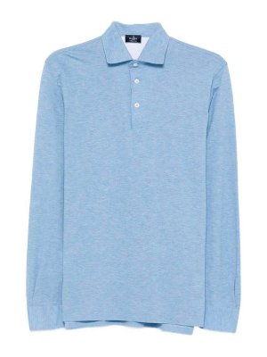 BARBA NAPOLI: Polos  - Polo - Bleu Clair