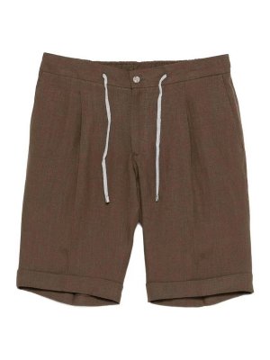 BARBA NAPOLI: Shorts - Shorts - Marrón Oscuro