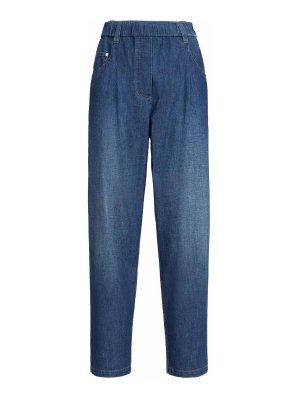 BRUNELLO CUCINELLI: straight leg jeans - Denim Pants