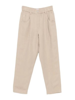 BRUNELLO CUCINELLI: Casual Hosen - Casual Hose - Beige