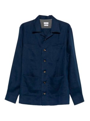 BRUNELLO CUCINELLI: Hemden - Hemd - Dunkelblau