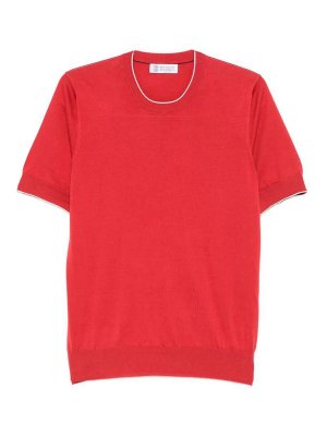 BRUNELLO CUCINELLI: T-shirts - T-Shirt - Rot