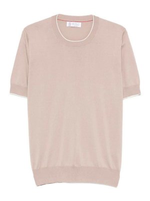BRUNELLO CUCINELLI: Tシャツ - Tシャツ - ブラウン