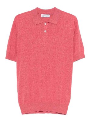 BRUNELLO CUCINELLI: Polos  - Polo - Rouge